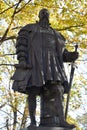 Monument to the duke Albrecht, founder of the Konigsberg university